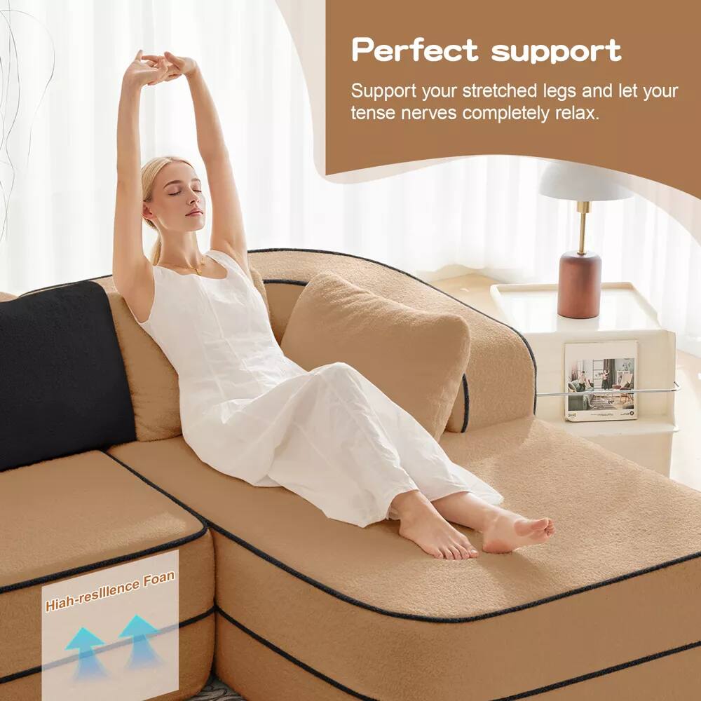 Perfect support  
Support your stretched legs and let your tense nerves completely relax.  

High-resilience Foam