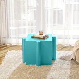 Loheer - Modular Side Table Puzzle Art MGO Outdoor Table - Light Blue