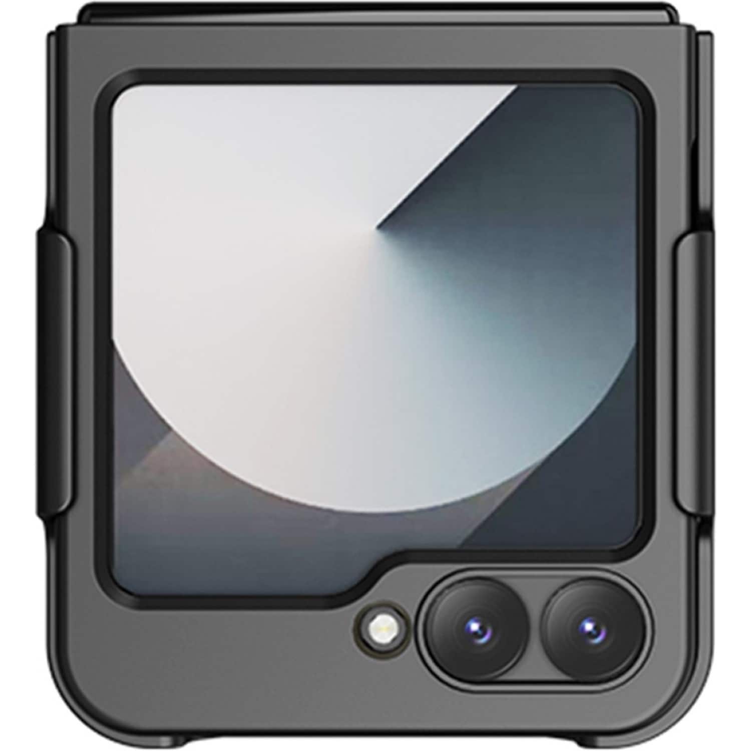 Front. SaharaCase - Venture Series Case with Belt Clip for Samsung Galaxy Z Flip6 - Scorpion Black.