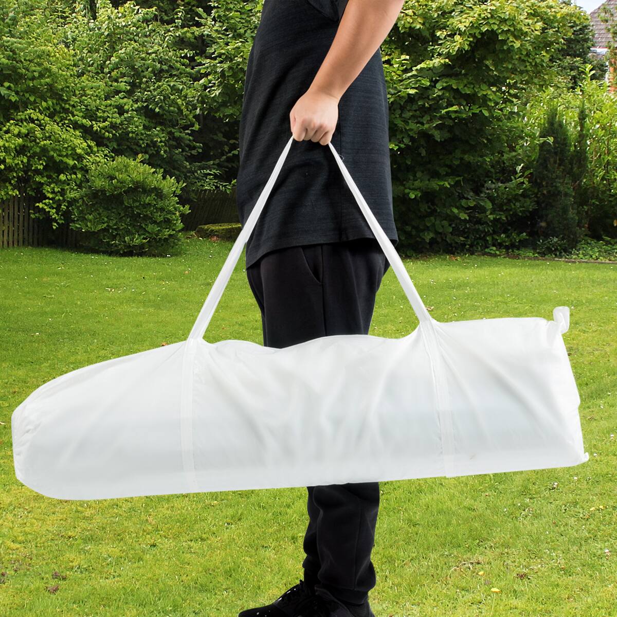 Alt View 8. Costway - Costway Outdoor 10'x20' Canopy Tent Heavy Duty Wedding Party Sidewalls Window Carry Bag - White.