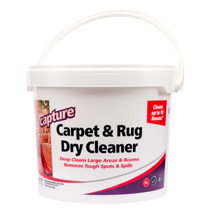 Instant Rug Cleaner Capture Carpet & Rug Cleaner Powder, Fresh Scent, with Resealable Lid ...