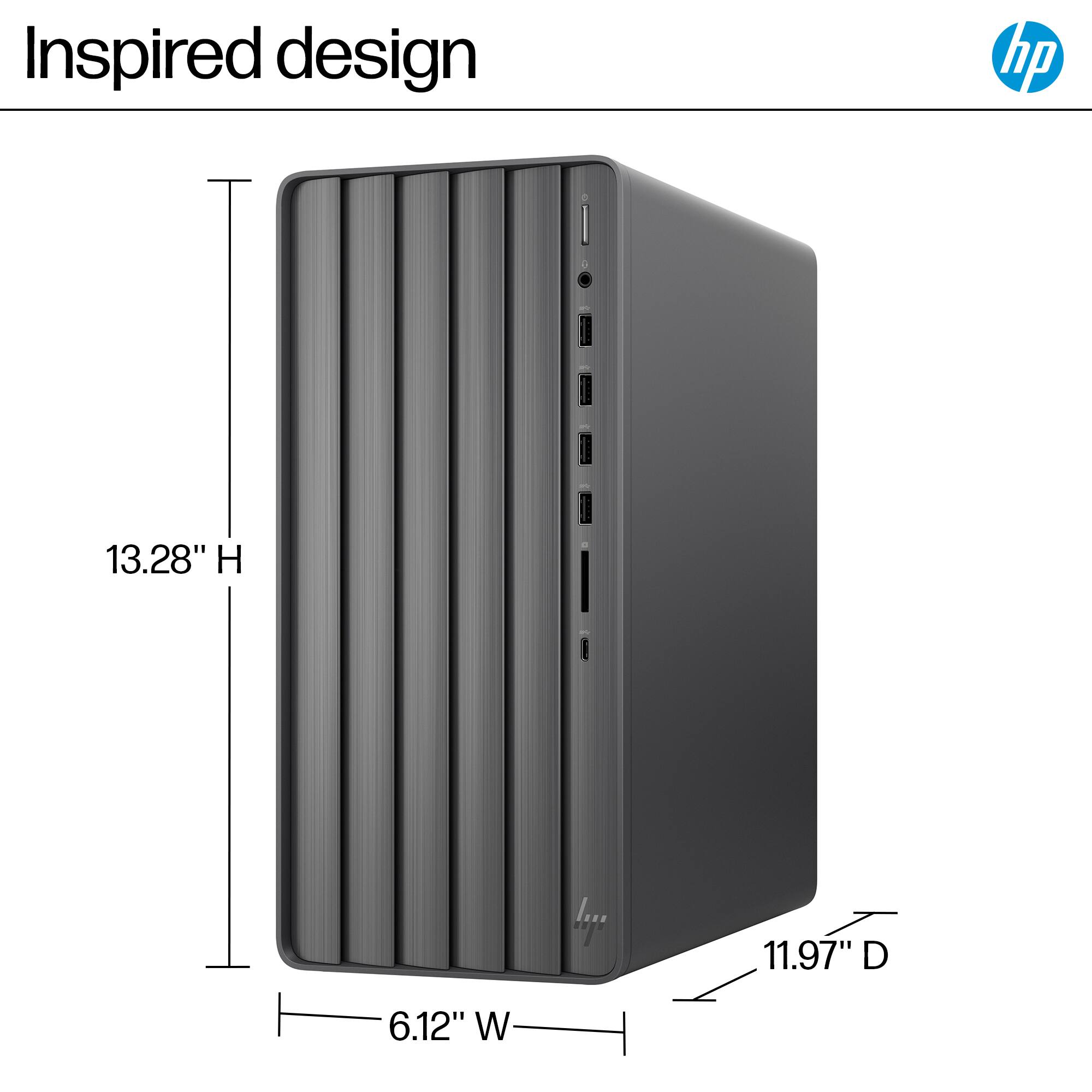 HP Envy Desktop Intel Core I7 16GB Memory 1TB SSD Black 