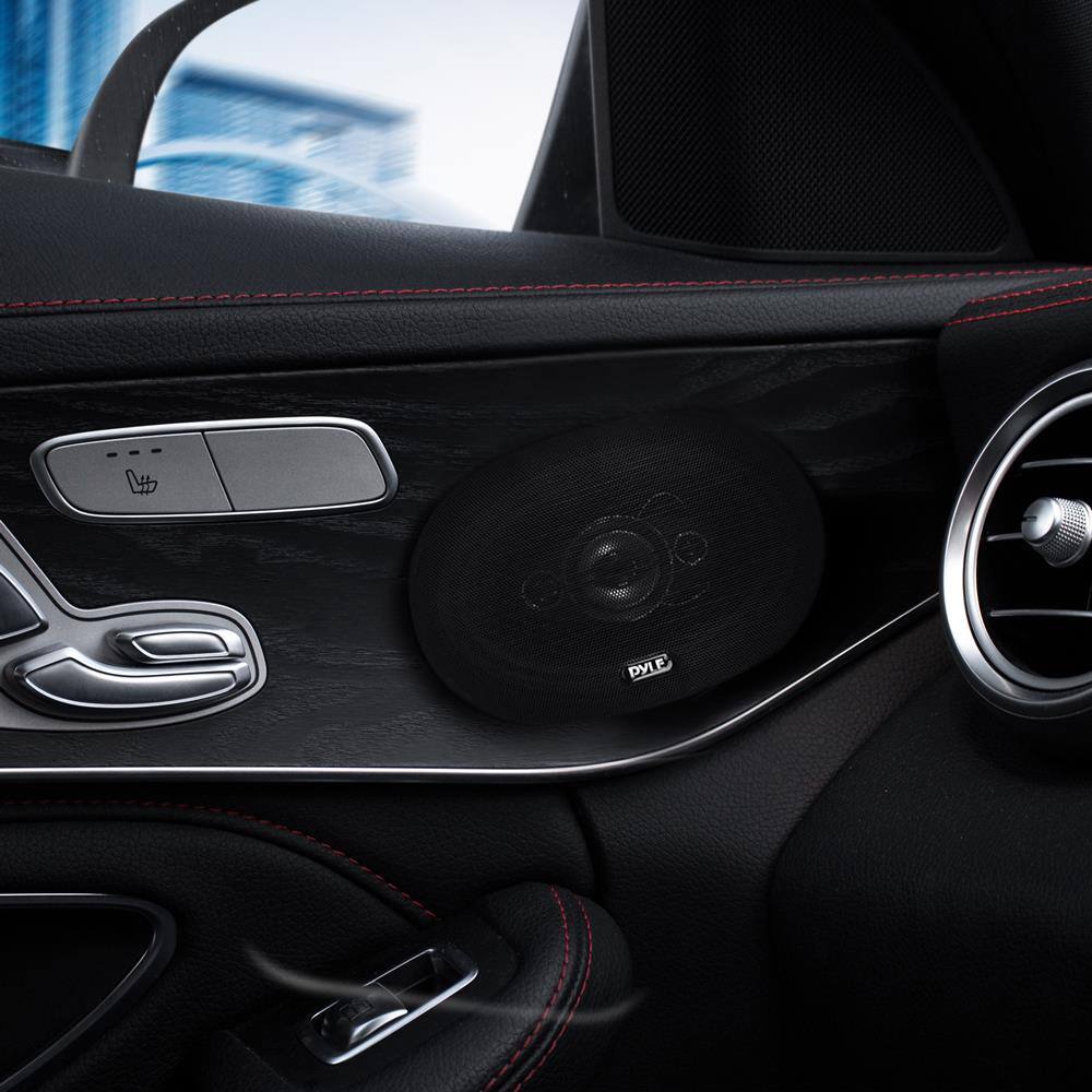 Alt View 4. PYLE - Pyle 6x9"/7x10" car Speakers 4-Way Quadriaxial - Black.