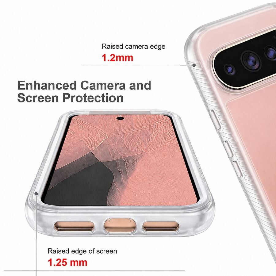 Translucent Google Pictures UUCOVER Matte Translucent Case for Google Pixel 11 Pro XL, 360° Full ...