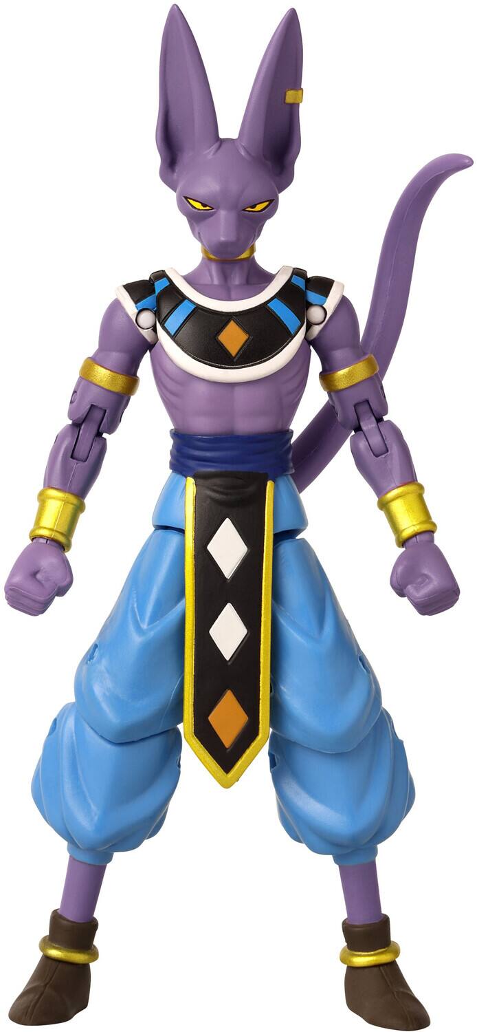 Alt View 2. Bandai - Bandai - Dragon Ball Super - Dragon Stars - Beerus Action Figure   - Collectibles - Multicolor.