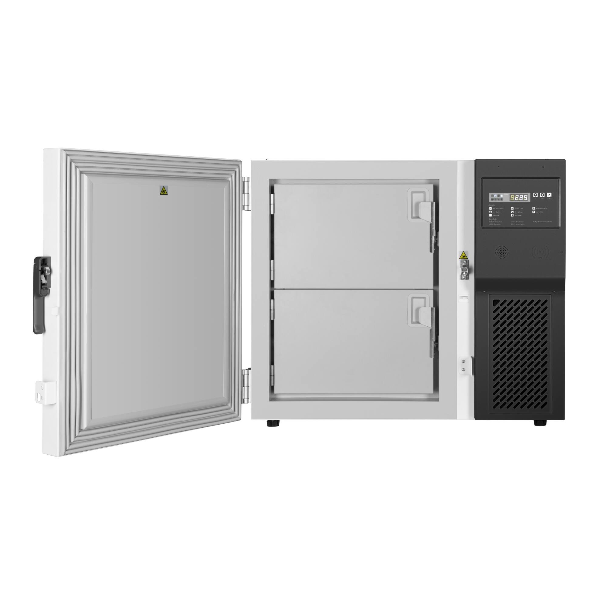 Alt View 3. Koolmore - 37 in. -86 C Undercounter Ultra Low Temp Stackable Medical Freezer with Multi Level Emergency Alarms, LED Display - Stainless steel.