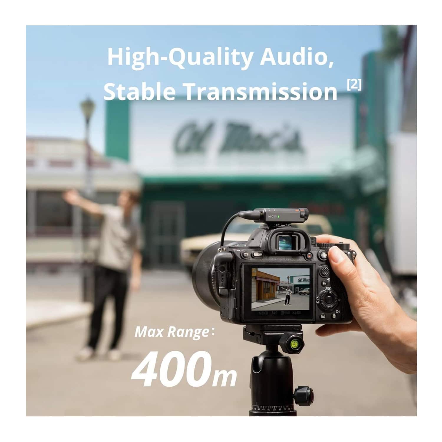 DJI Mic Mini (2 TX + 1 RX) Wireless Lavalier Microphone for 2