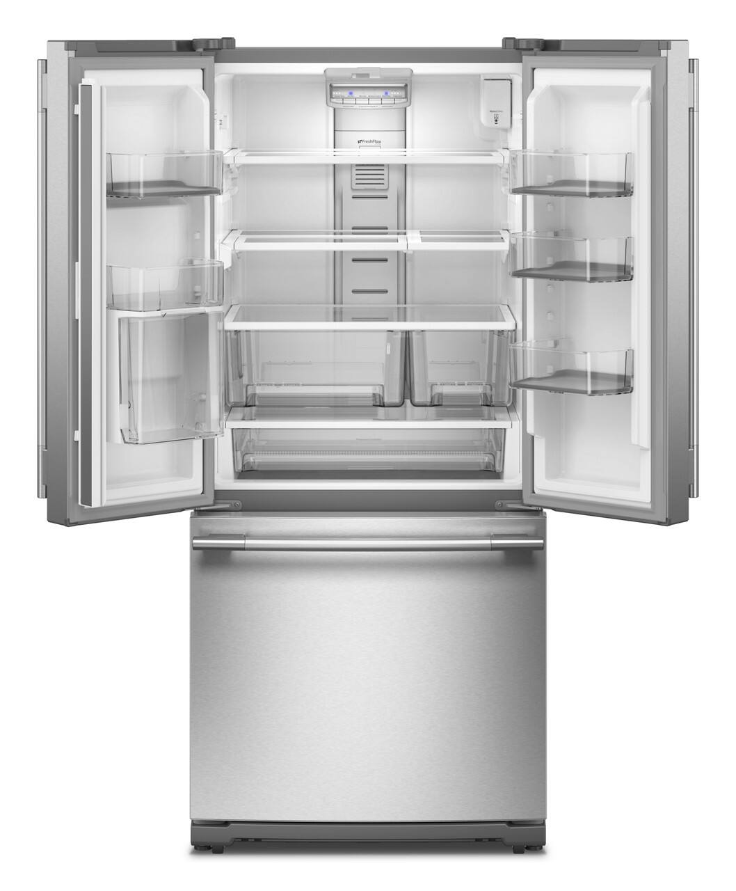 Alt View 17. KitchenAid - 20 Cu. Ft. French Door Refrigerator with PrintShield Finish and Interior Dispense - PrintShield Stainless.