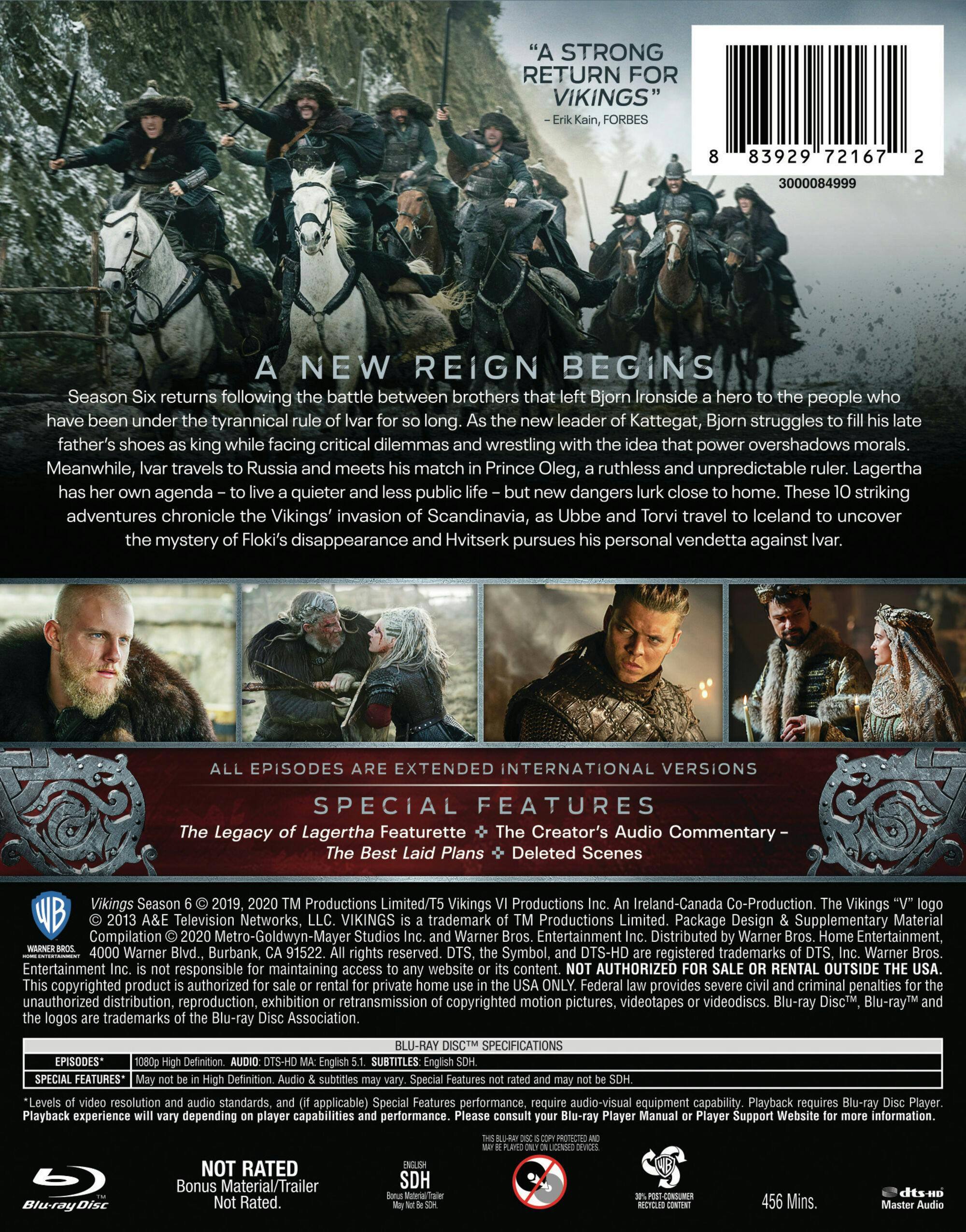 Angle. Vikings: Season 6 - Volume 1 (Box Set) [Blu-ray].