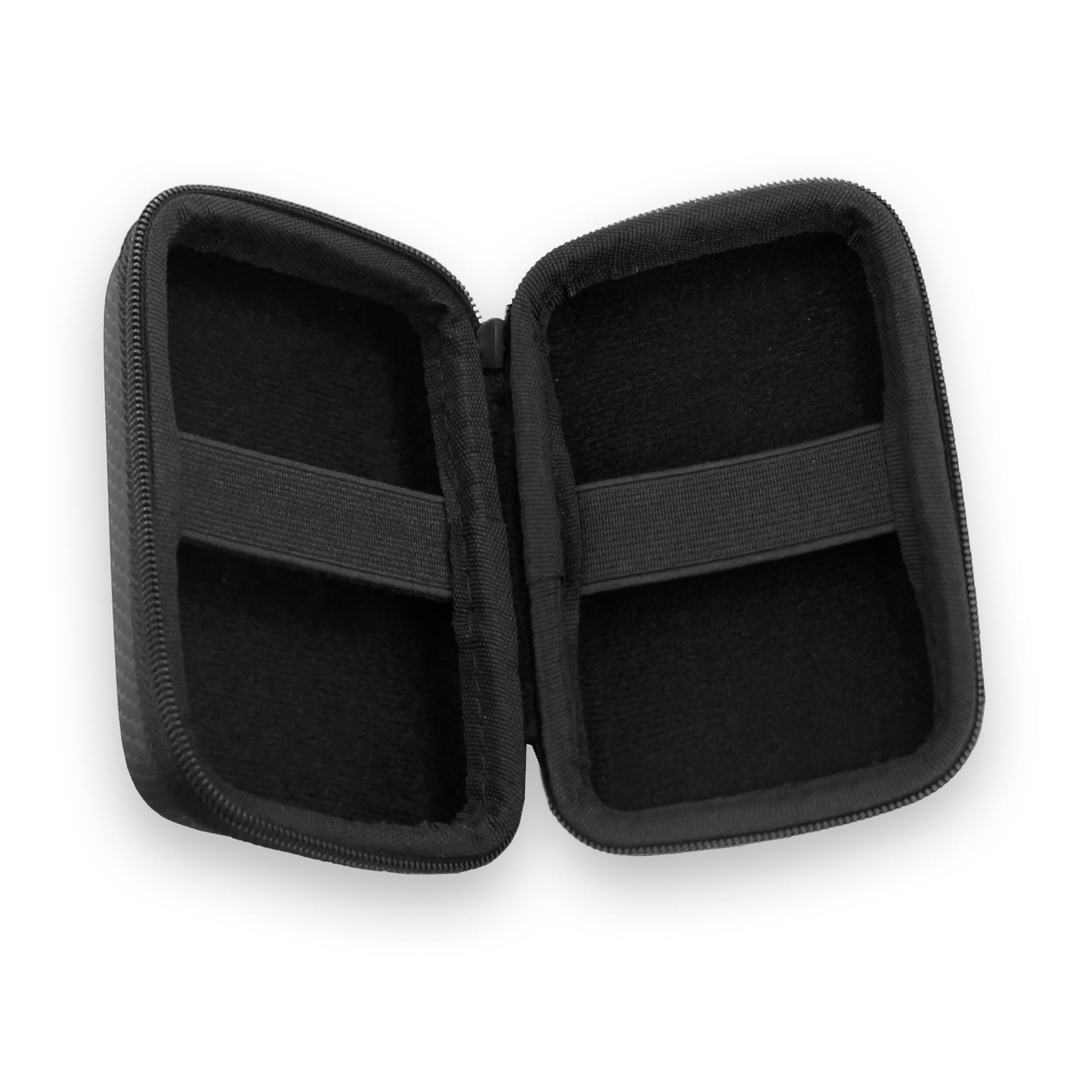 Alt View 3. CASEMATIX - Portable DAC Carrying Case for Fosi Audio MD3 Portable DAC Headphone Amplifier - Compact Hard Shell EVA Travel Case.