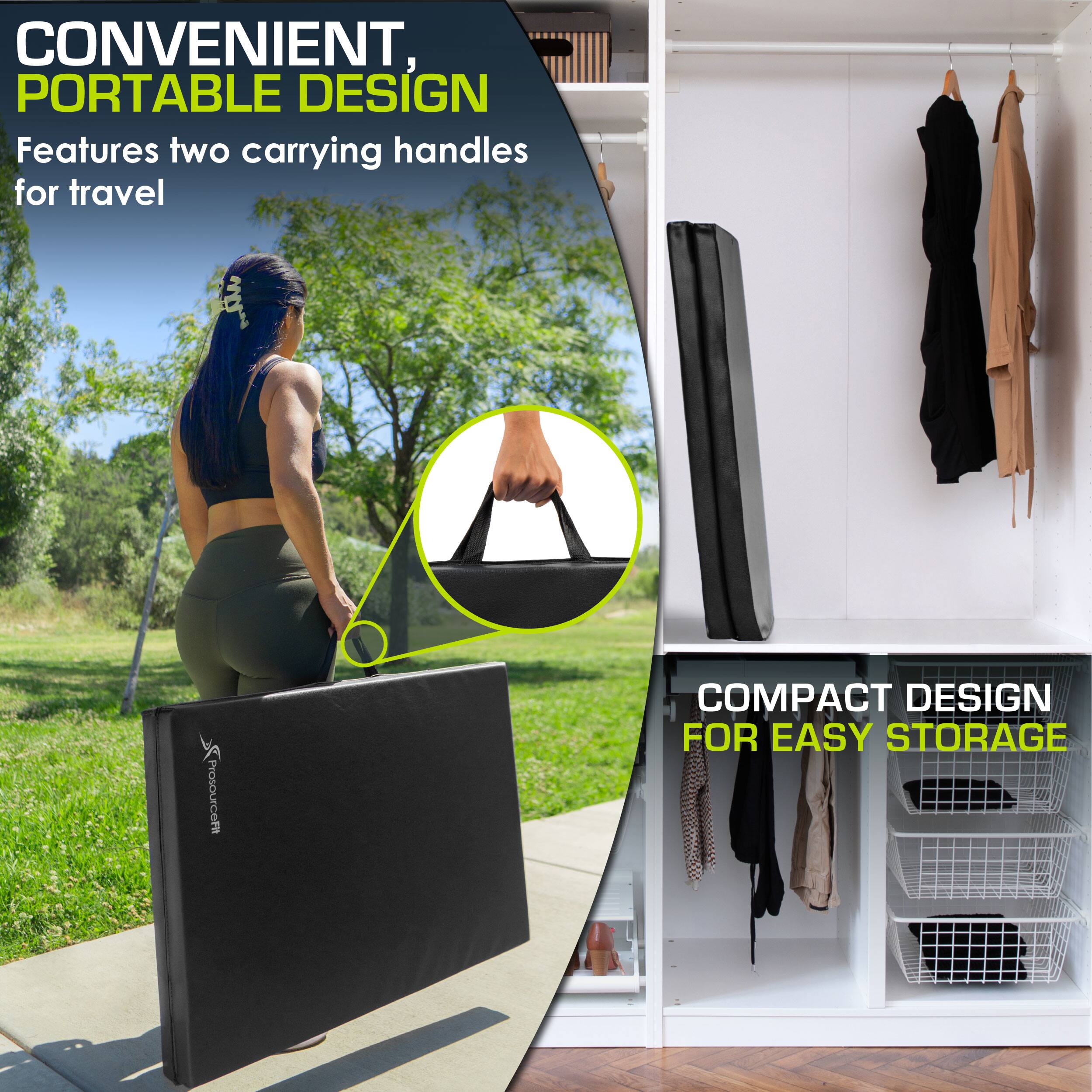 CONVENIENT, PORTABLE DESIGN Features two carrying handles for travel. COMPACT DESIGN FOR EASY STORAGE.