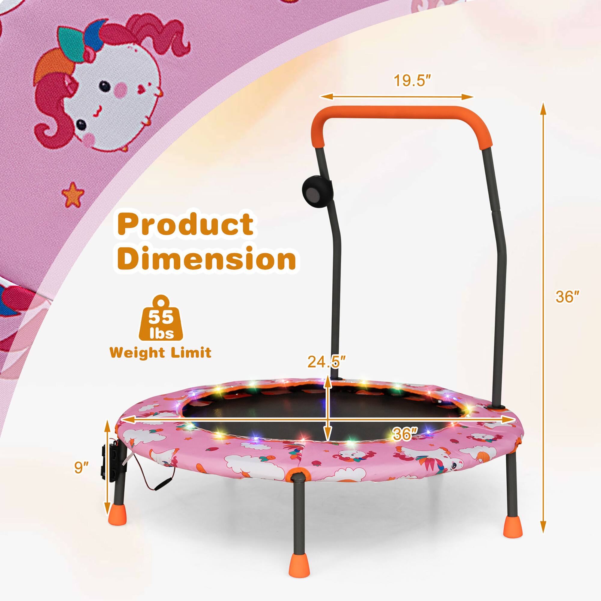Product Dimension

Weight Limit: 55 lbs

19.5"  
24.5"  
36"  
9"  
36"