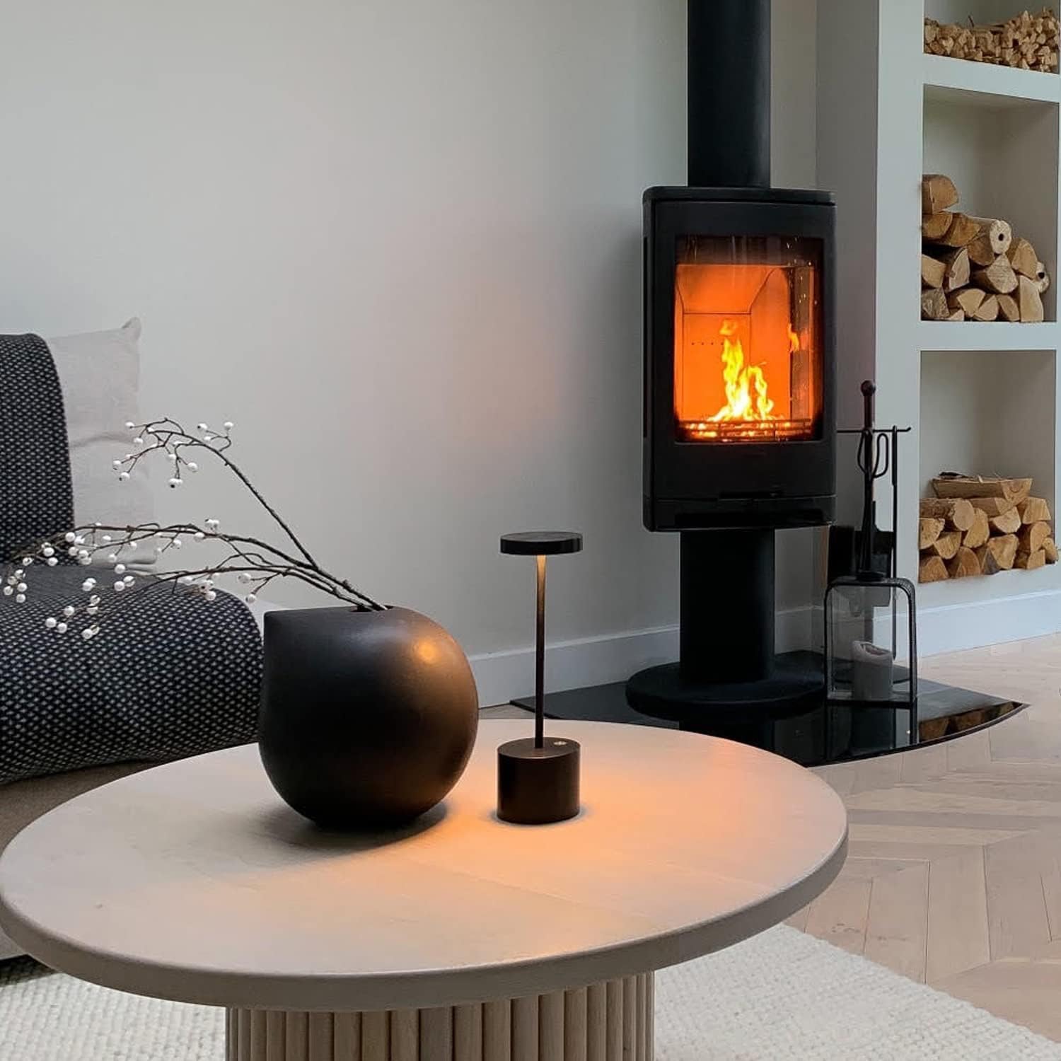 Alt View 6. Stamp n Camp - SAKRINGT Cordless Table Lamp Rechargeable 5000mAh Battery Operated Portable LED Table Light Dimming Desk Lamp for... - 2Pack Gold.