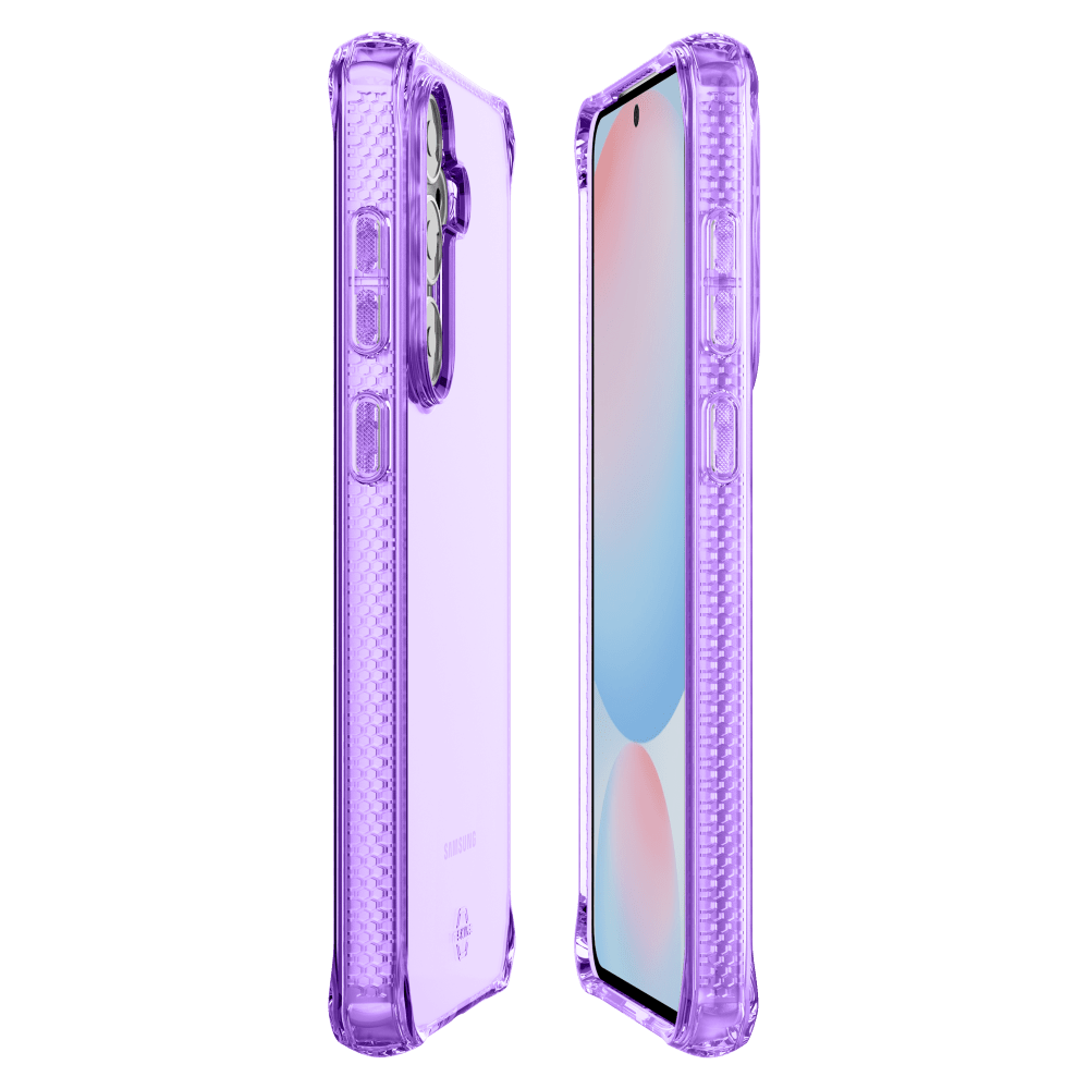 Alt View 2. Itskins - SPECTRUM R // CLEAR Case for Samsung Galaxy S25 FE - Purple.