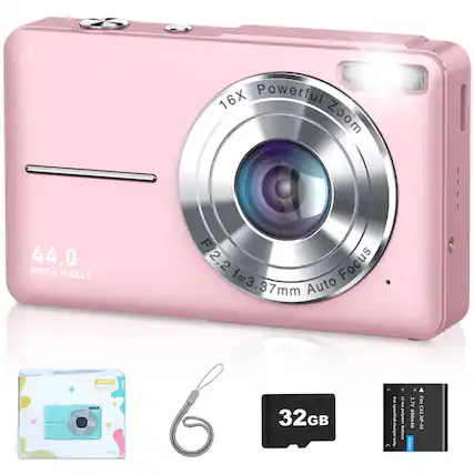 16X Powerful Zoom
44.0 MEGA PIXELS
F/2.2 Focus f=3.37mm 37mm Auto
1080P Digital Camera
32GB
Use specified charger only.
Li-ion polymer Battery
+ 3.7V 800mAh Li-Ion
Fits CAS.NP-40