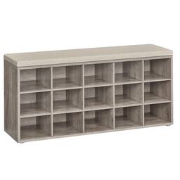 Heather Greige + Cappuccino Beige 15 cubbies