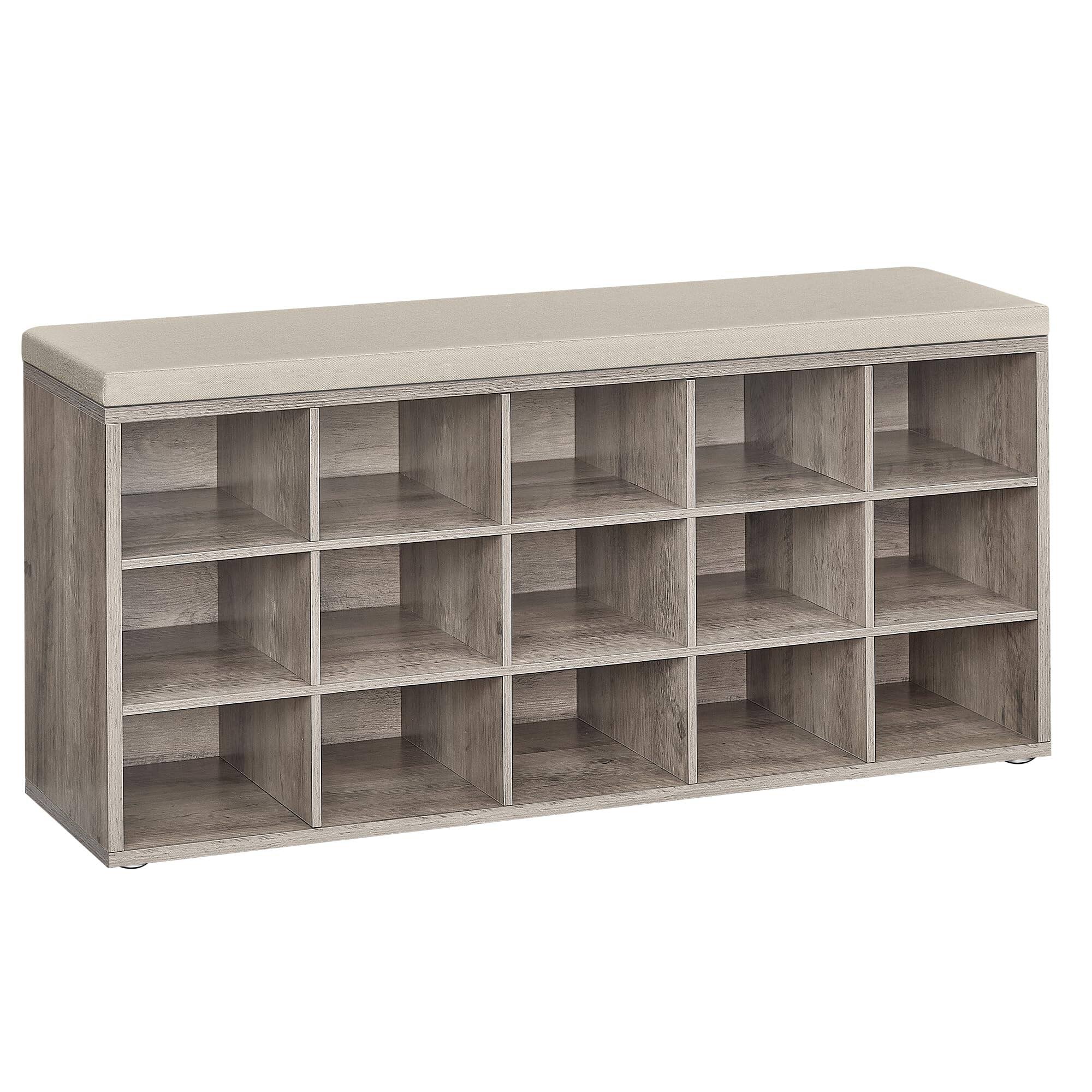 Heather Greige + Cappuccino Beige 15 cubbies