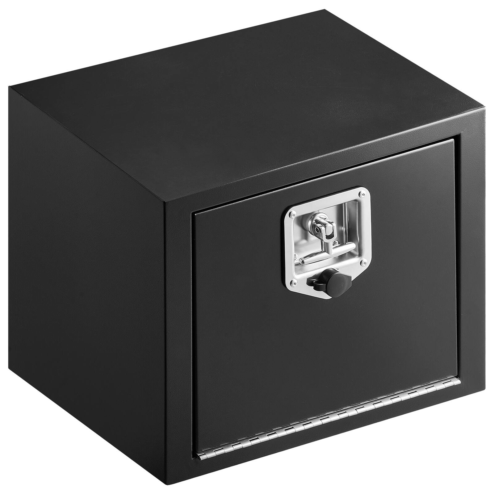 Alt View 5. VEVOR - Underbody Truck Tool Box, 18 x 12 x 14 Inch Heavy Duty Steel Trailer Storage Box with Lock & Keys, Waterproof Trailer - Black.