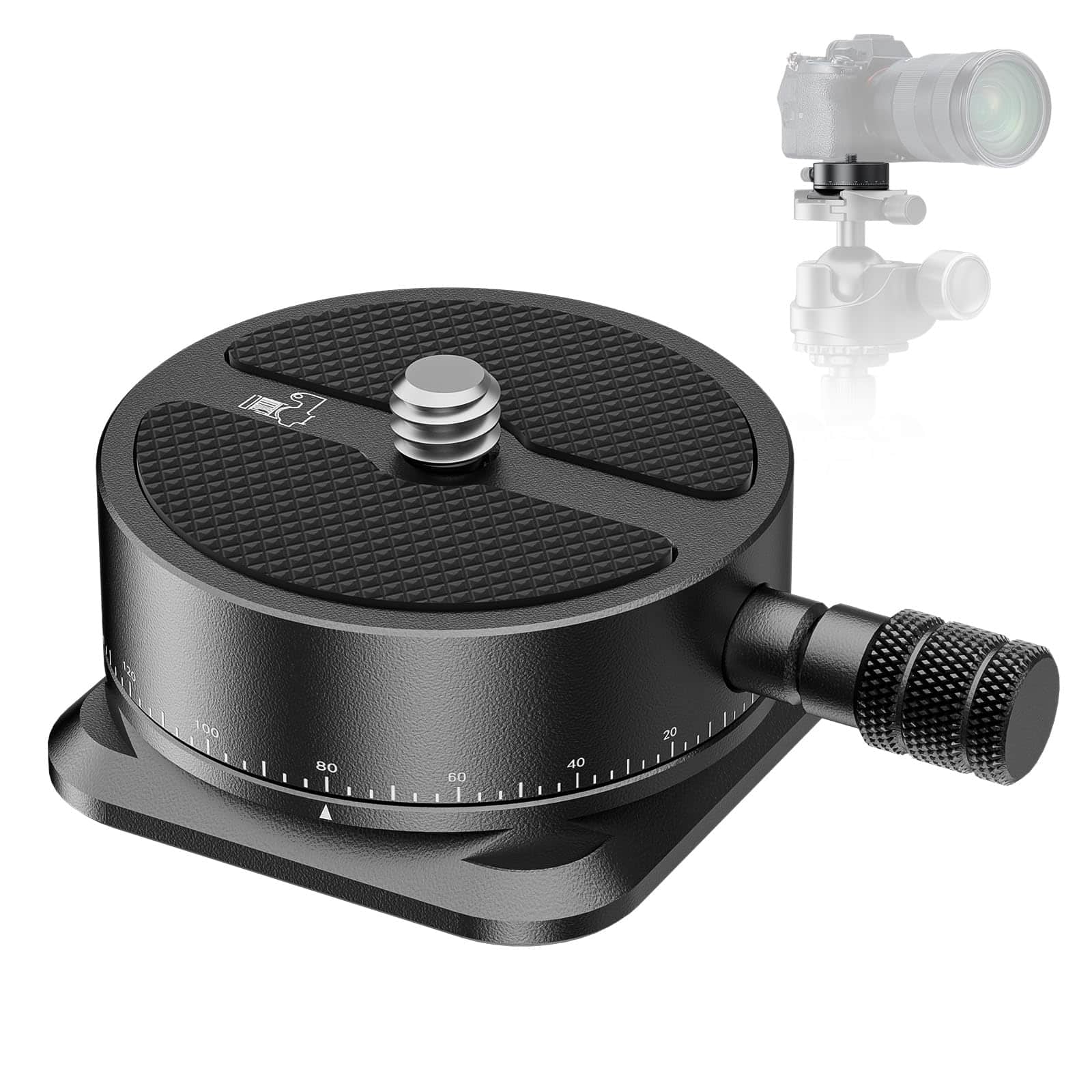 Neewer - 360° Panoramic QR Plate, Arca, 1/4", 11lb