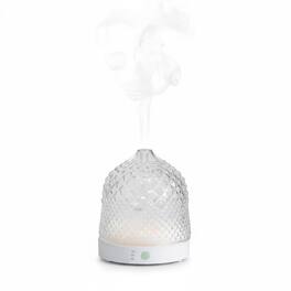 FINEAK - 200ml Glass Ultrasonic Essential Oil Diffuser | 7 LED Colors, Timer & Auto-Off