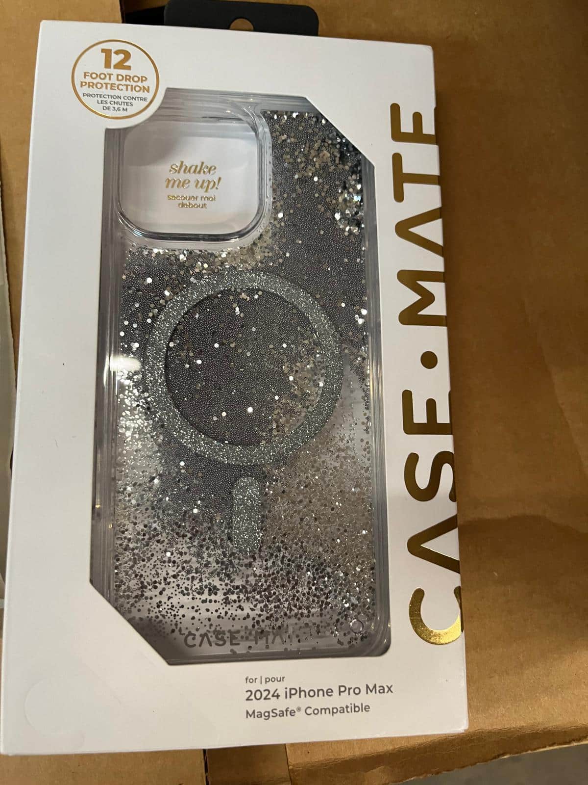 Case-Mate - MagSafe for pour 2024 iPhone Pro Max - Silver Waterfall
