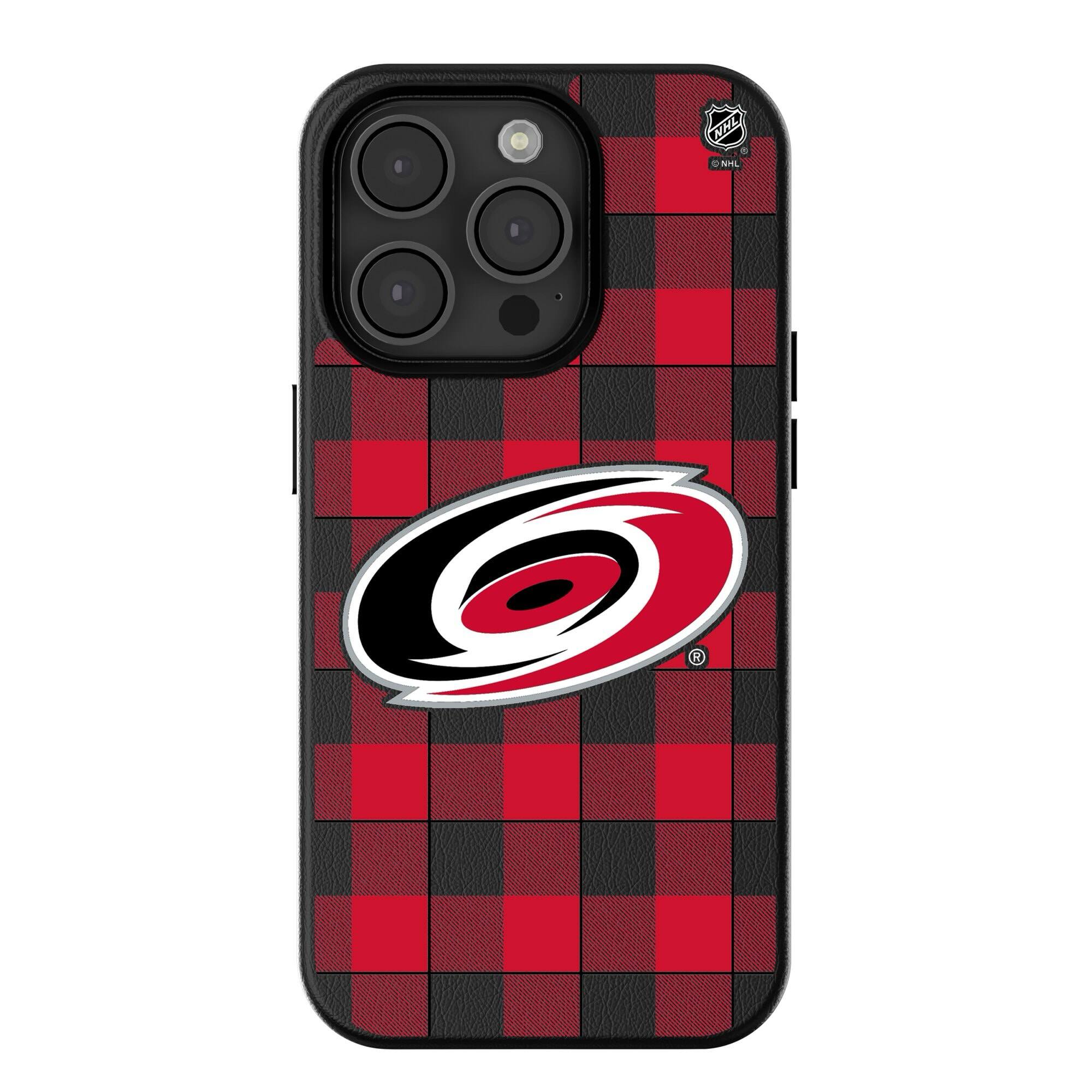 Keyscaper - NHL - Carolina Hurricanes Plaid iPhone Magnetic Bump Case - 15 Pro Max - Black price history on PriceWatchPro