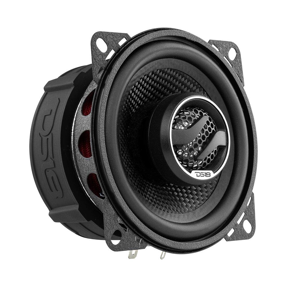 Angle. DS18 Audio - ZXI 4" 2-way Coaxial Speaker with Built-in Driver (Pair), 50W RMS 4-Ohm.
