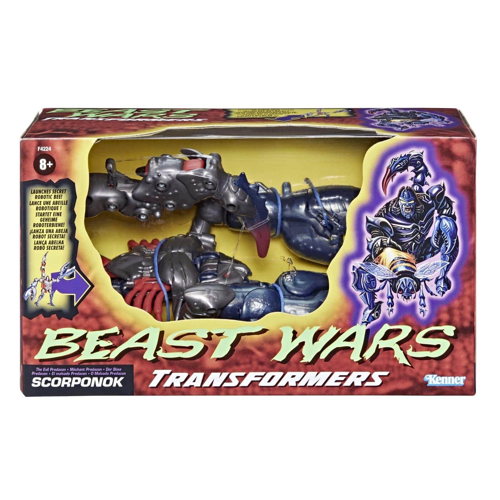 Hasbro Transformers Vintage Beast Wars Action Figure | Scorponok
