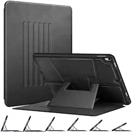 Kitcheniva - Magnetic Folio Stand Case For iPad Air 10.5 Inch 3rd Gen 2019 And iPad Pro 10.5 Inch 2017 - Black