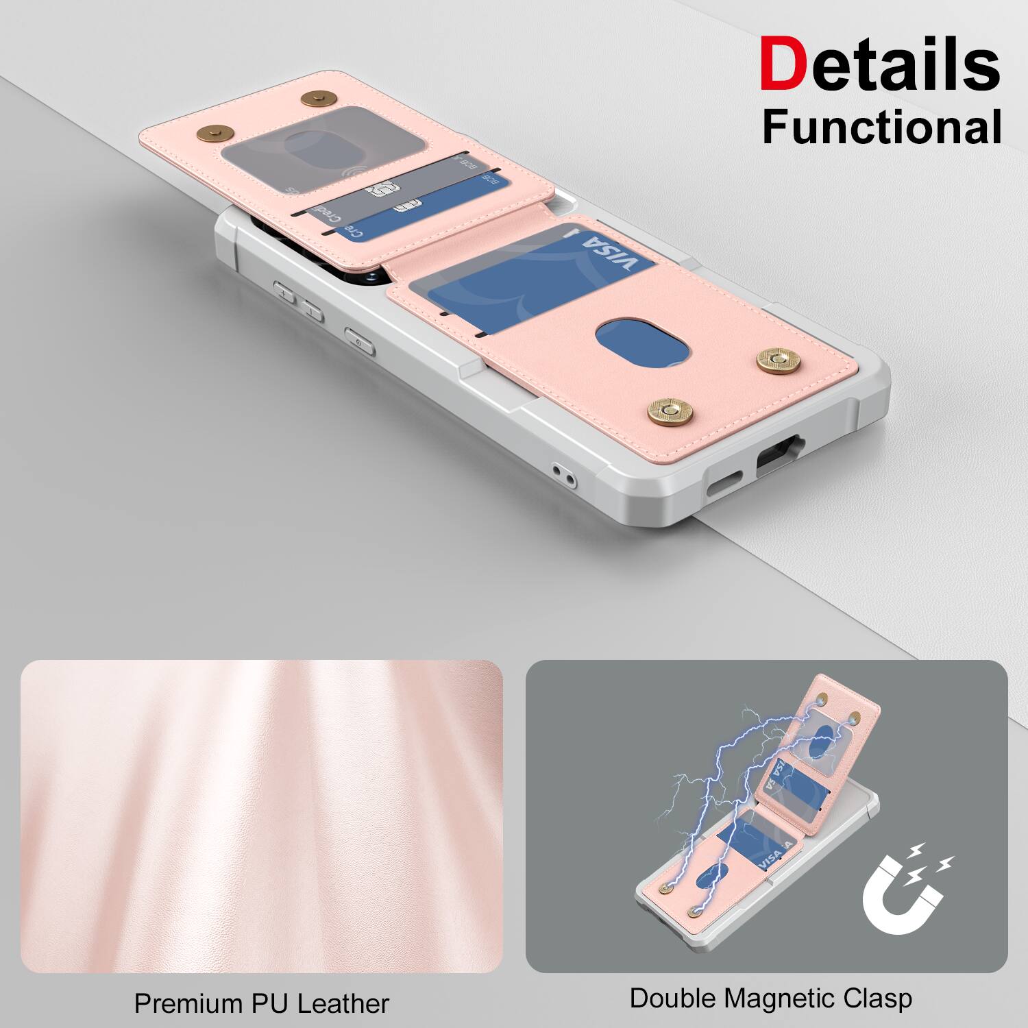 - Credi Cre
- BCB & 3
- VISA
- Details Functional
- TSA 2
- VISA
- Premium PU Leather
- Double Magnetic Clasp