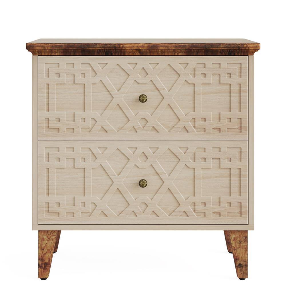 Angle. Kadyn - Kadyn Filing Stroage Cabinets,File Stroage Cabinet, Wood File Cabinet, 2-Drawer Filing Cabinet Storage Cabinet,Brown - Brown.