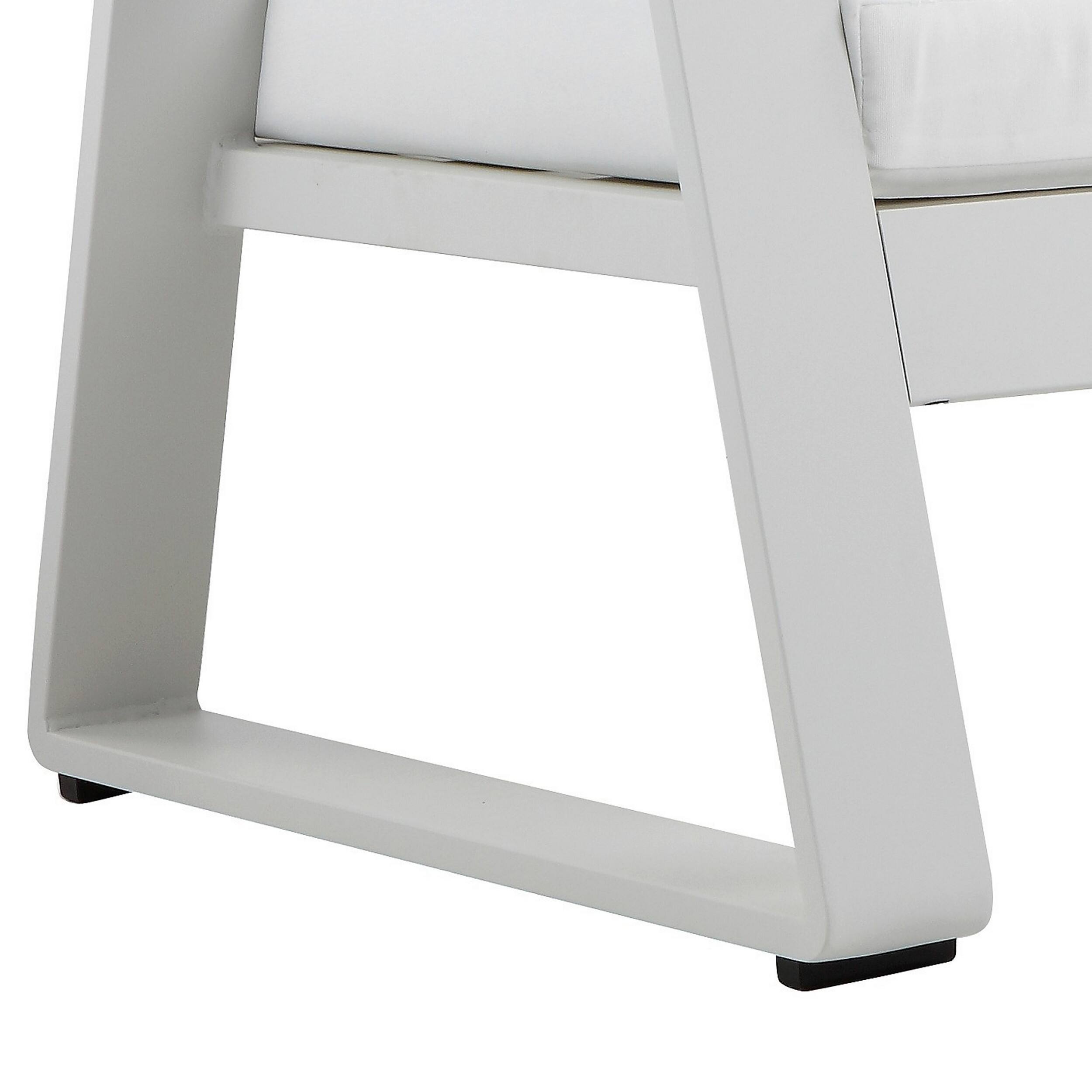 Manhattan Lane Xia 32 Inch Armchair, Aluminum Frame, Fade Resistant ...