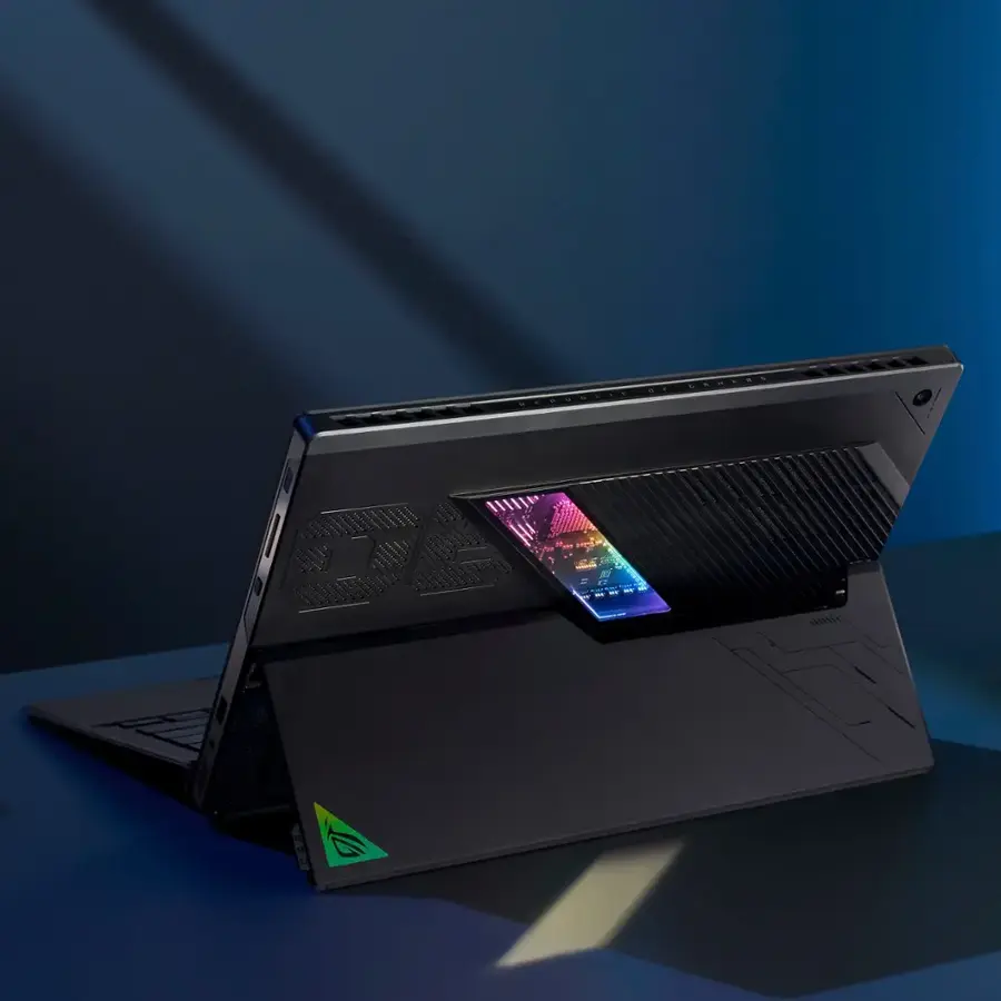 Alt View 13. ASUS - ROG Flow Z13 13.4" 2.5K 180Hz Touch-Screen Gaming Laptop - Copilot+ PC - AMD Ryzen AI Max+ 395 - 64GB RAM - 1TB SSD - Off Black.