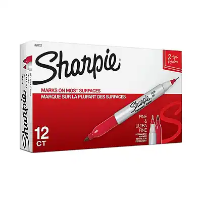 32002
Sharpie
MARKS ON MOST SURFACES
MARQUE SUR LA PLUPART DES SURFACES
12 CT
FINE
ULTRA FINE
ULTRA FINE