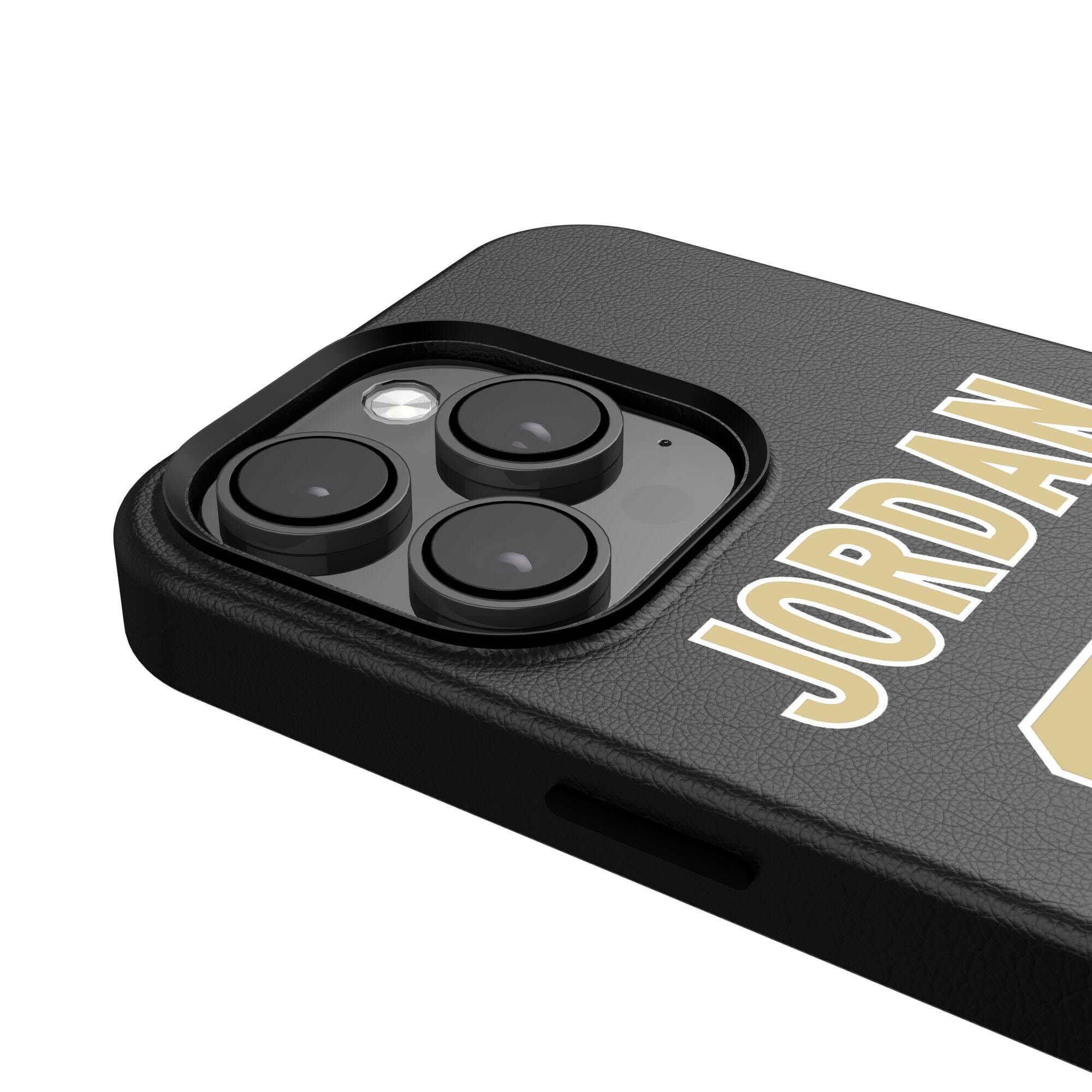 Alt View 3. Keyscaper - Cameron Jordan-Black New Orleans Saints iPhone Magnetic Bump Case - 16 - Black.