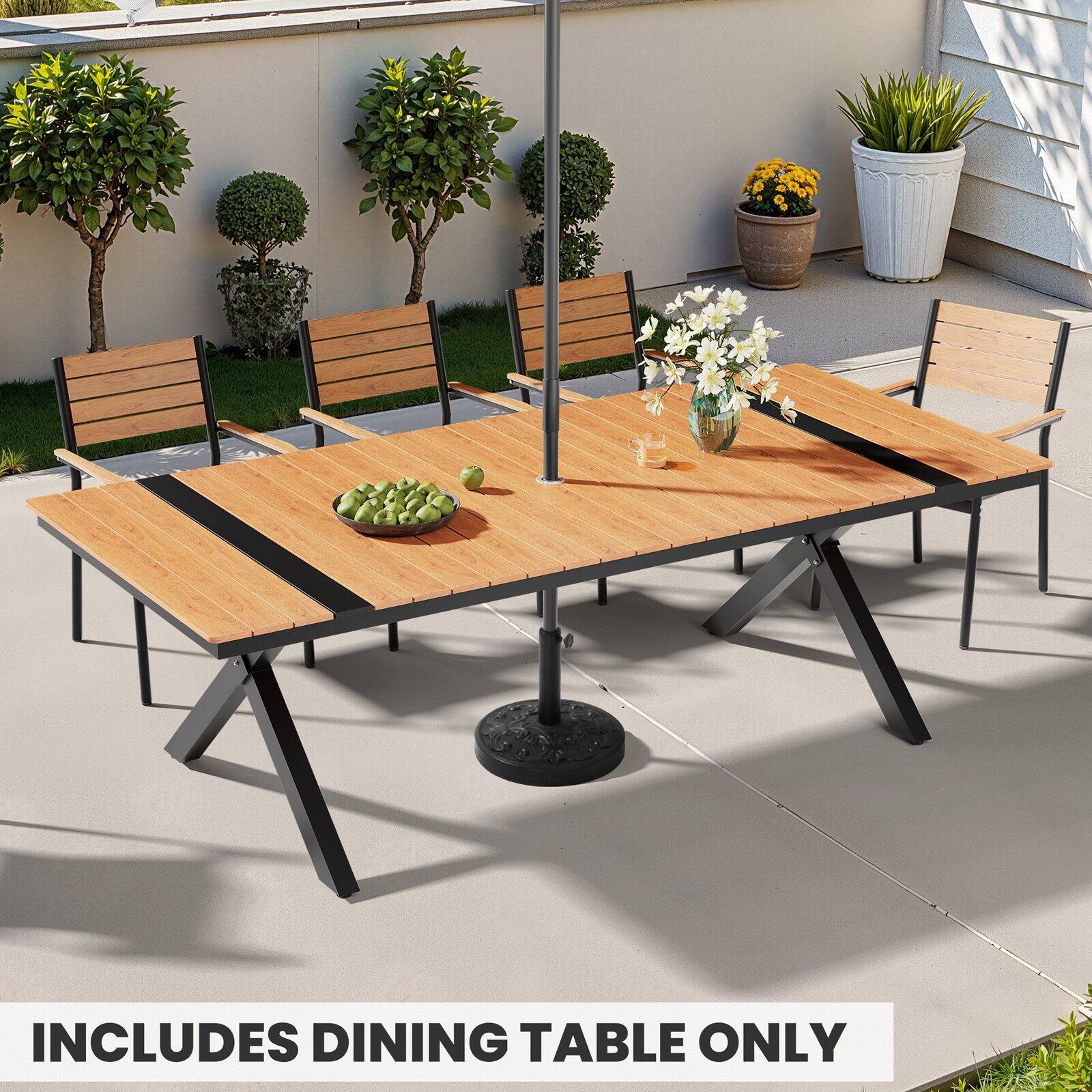 INCLUDES DINING TABLE ONLY