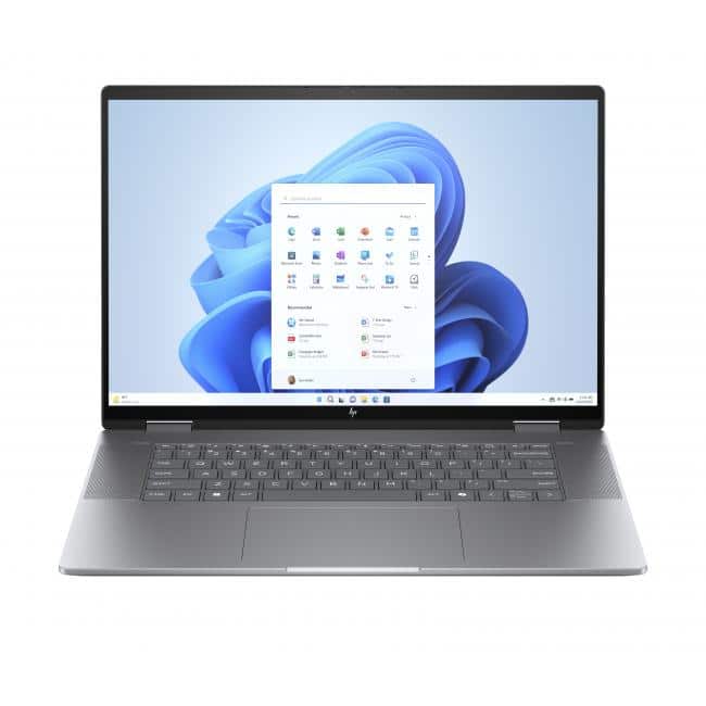 HP - ENVY x360 16" WUXGA Touchscreen 2-in-1 Notebook AMD Ryzen 5 8640HS 8GB RAM 512GB SSD - Meteor Silver