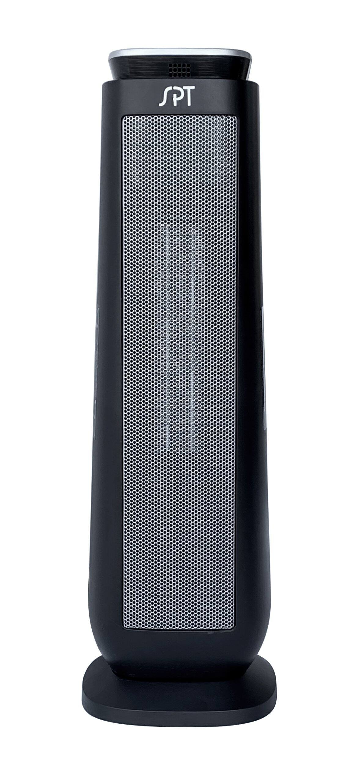 Alt View 1. SPT - 1500W Tower Ceramic Heater with Timer and Remote.