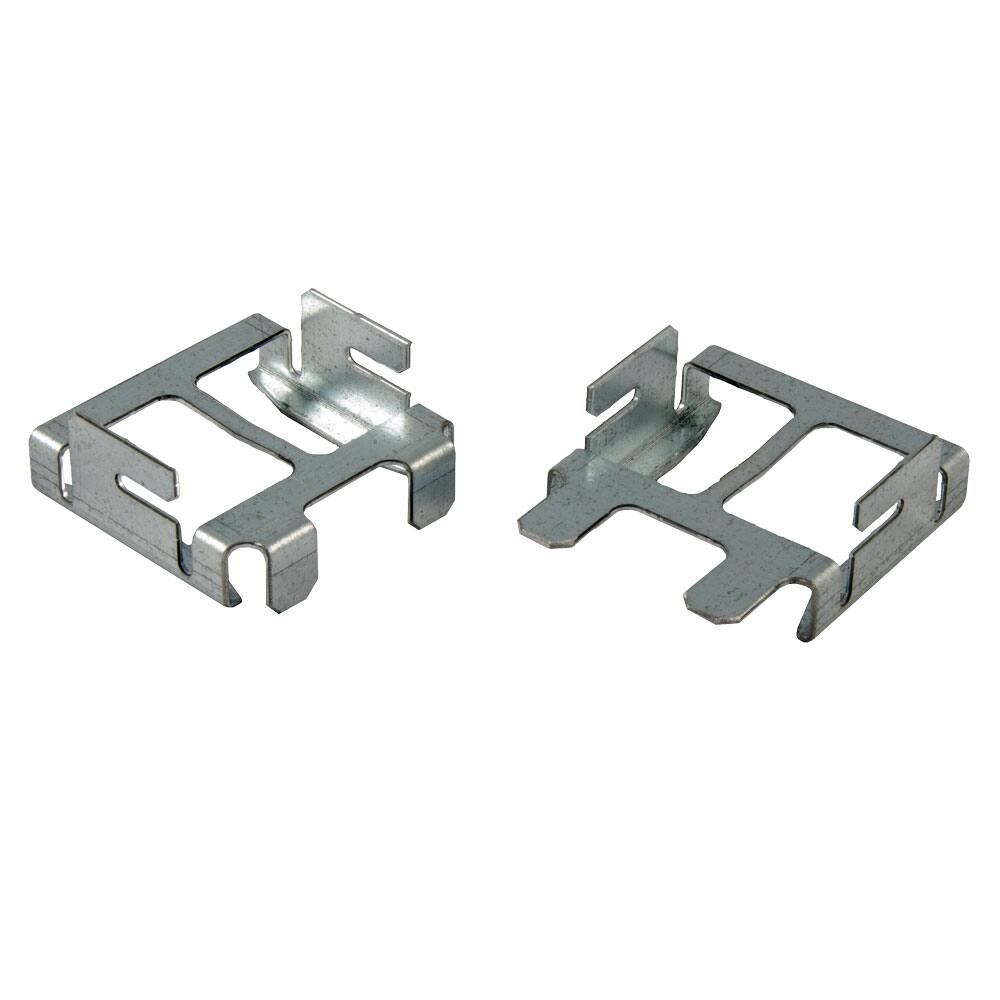 Front. RackSolutions - RackSolutions Power Strip Mounting Brackets for Rack Model 111 Cable Management Bar - Black.