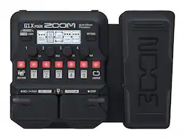 Zoom - G1X FOUR Guitar Multi-Effects Processor with Expression Pedal, With 70+ Built-in Effects, Amp Modeling, Looper, R - Black