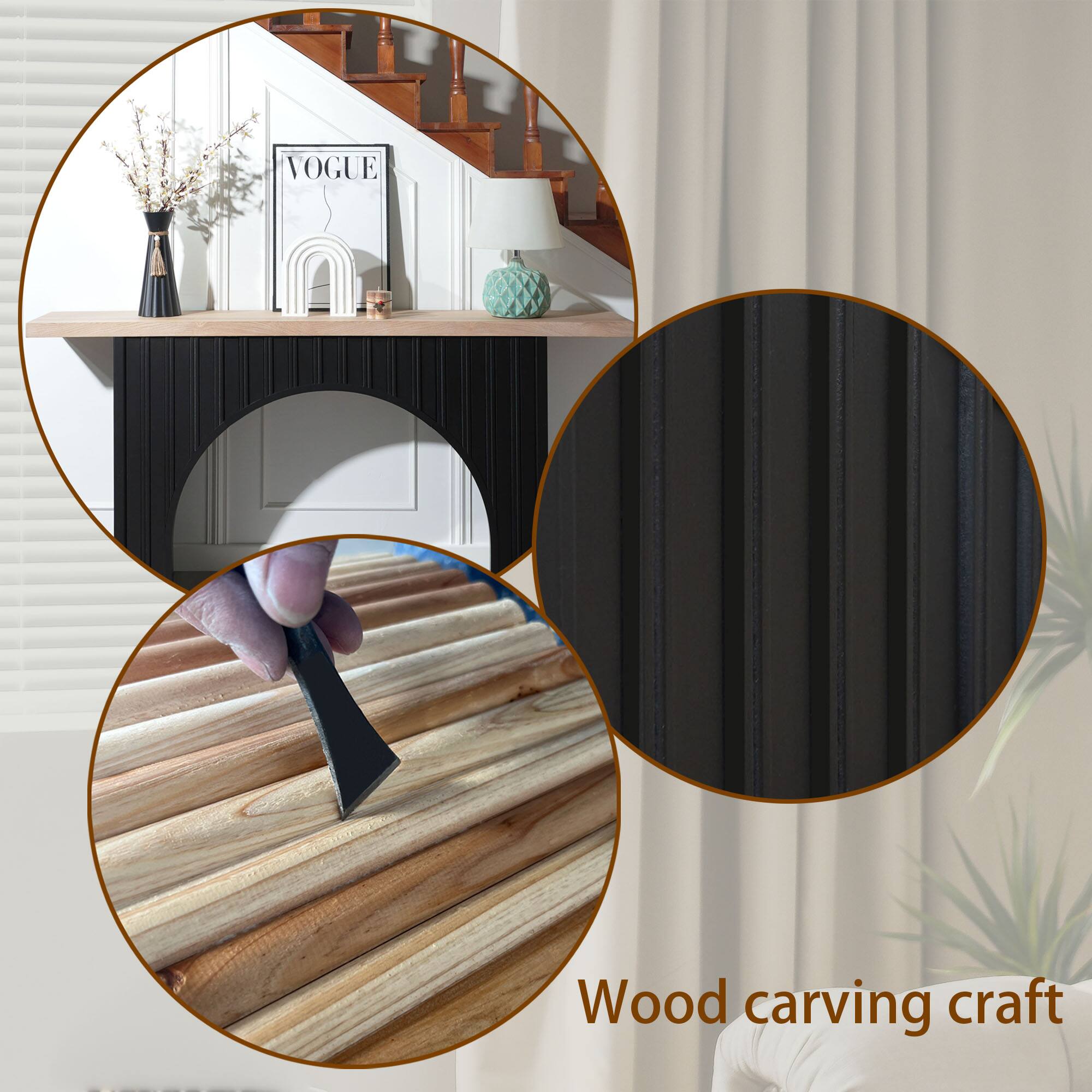 VOGUE  
Wood carving craft