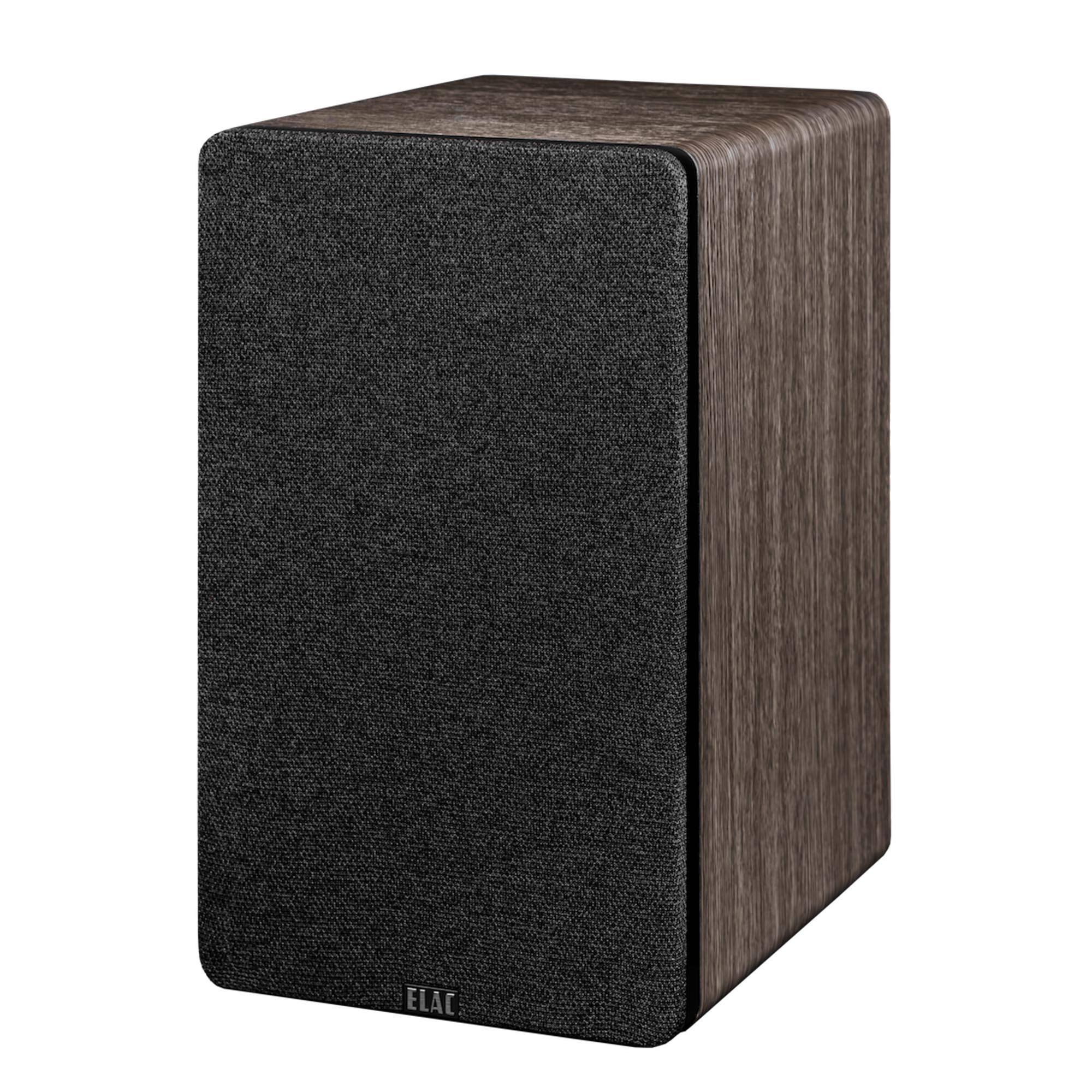 Alt View 4. ELAC - ELAC DCB61-WN Debut ConneX Powered Speaker - Walnut - Black/Gray.