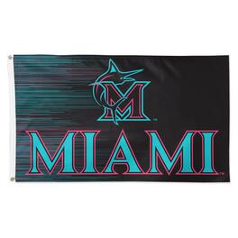 WinCraft - Miami Marlins 3' x 5' Single-Sided Deluxe Flag - Multicolor