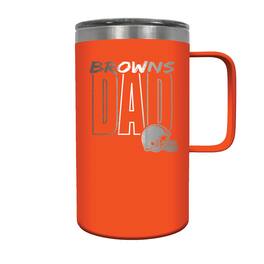 Great American Products - Cleveland Browns Dad 18oz. Hustle Travel Mug - Multicolor