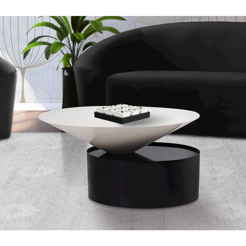 Alt View 1. Meridian Furniture - Damon White Coffee Table - White.