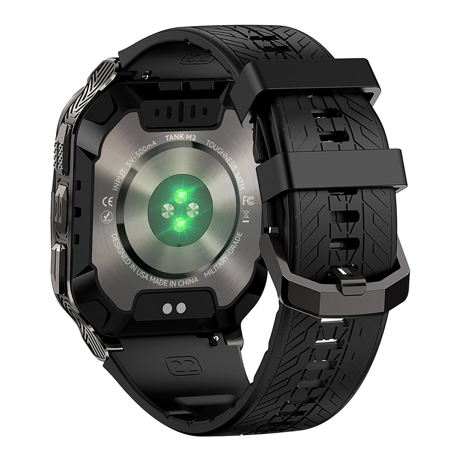 TANK M3  
500mA  
TOUGHNESS  
5V-  
INPUT: 5ATM  
CE  
FC  
J  
DESIGNED MILITARY-GRADE  
IN USA  
MADE IN CHINA  
22