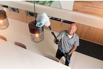 Alt View 4. 3M - 3M Easy Trap Cotton Dusting Cloths, 6" x 5", White, 30-Ft. Roll, 60 Sheets/Roll (59032W) - White.