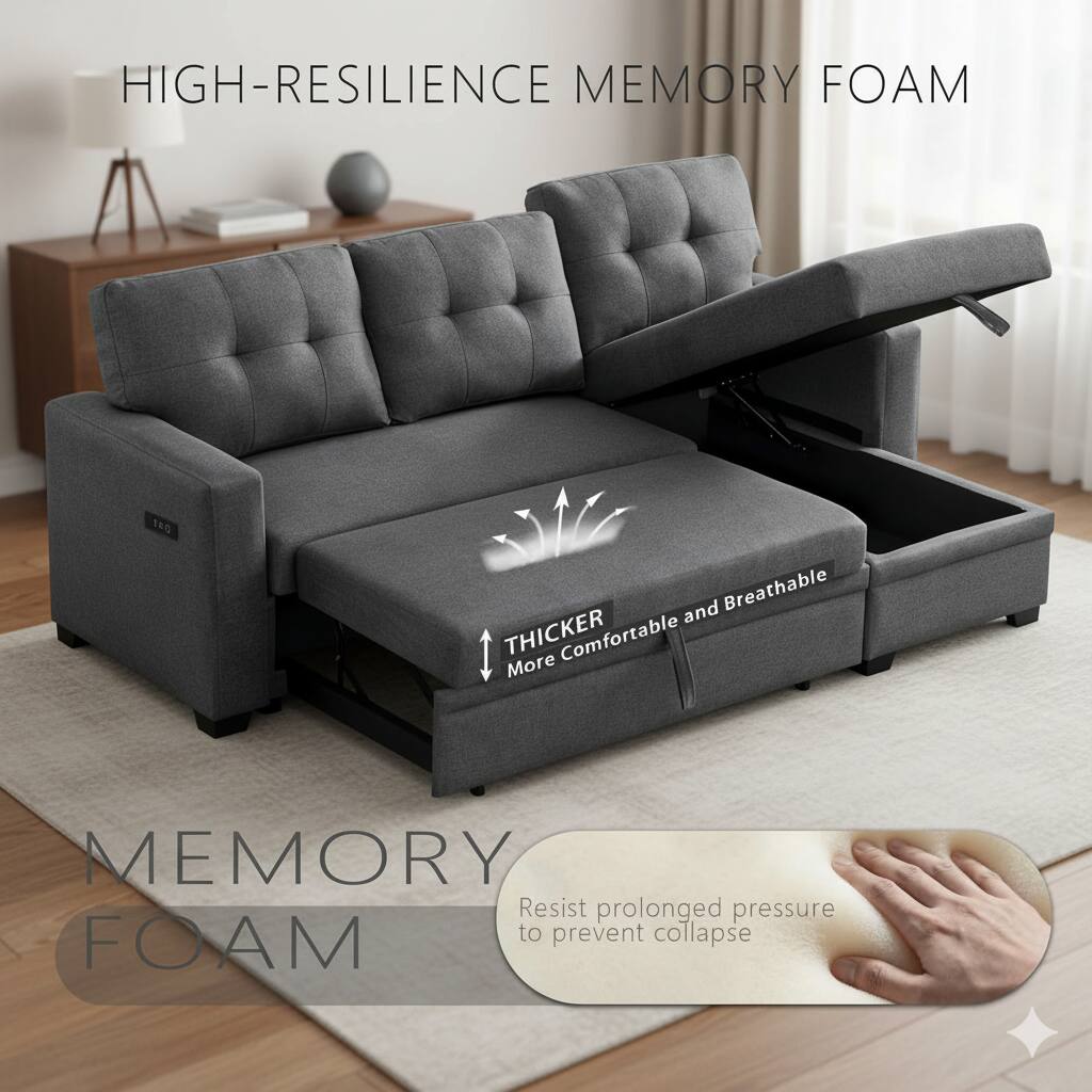 HIGH-RESILIENCE MEMORY FOAM

1. THICKER
   More Comfortable and Breathable

MEMORY FOAM

Resist prolonged pressure to prevent collapse