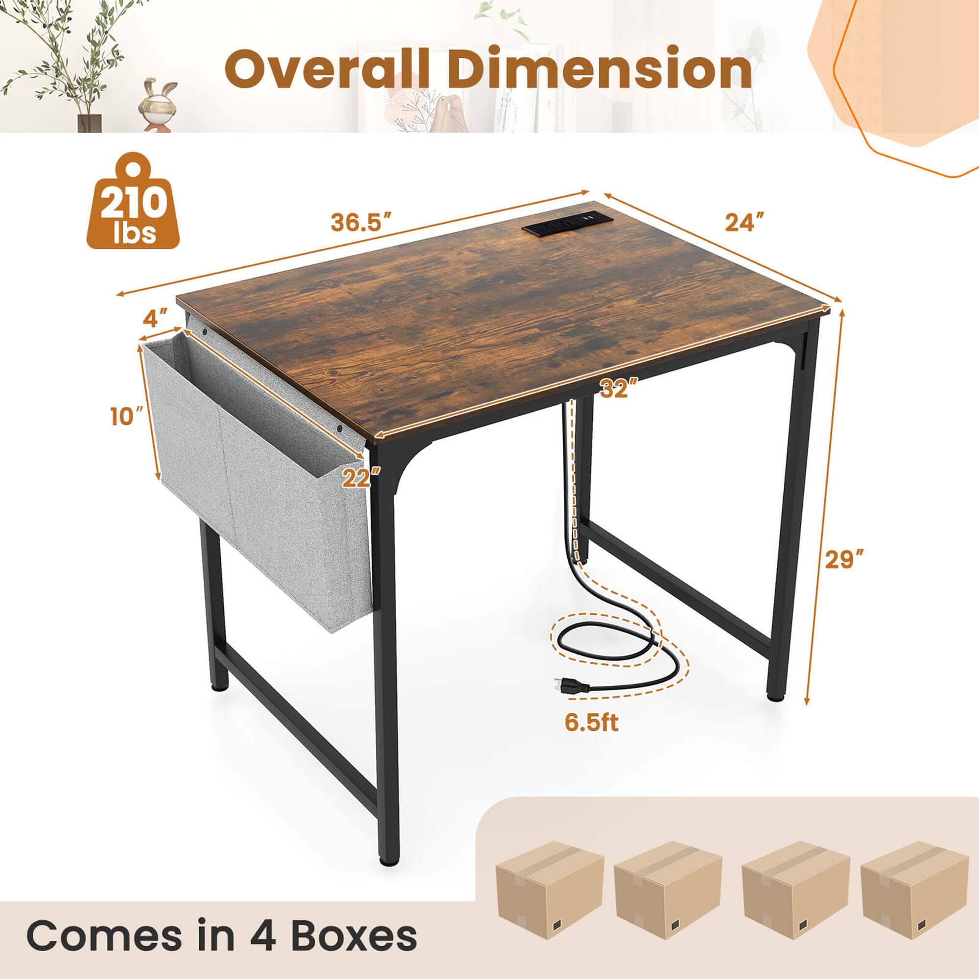 Overall Dimension

210 lbs

36.5" x 24" x 4" x 10" x 32" x 22" x 29" x 6.5ft

Comes in 4 Boxes