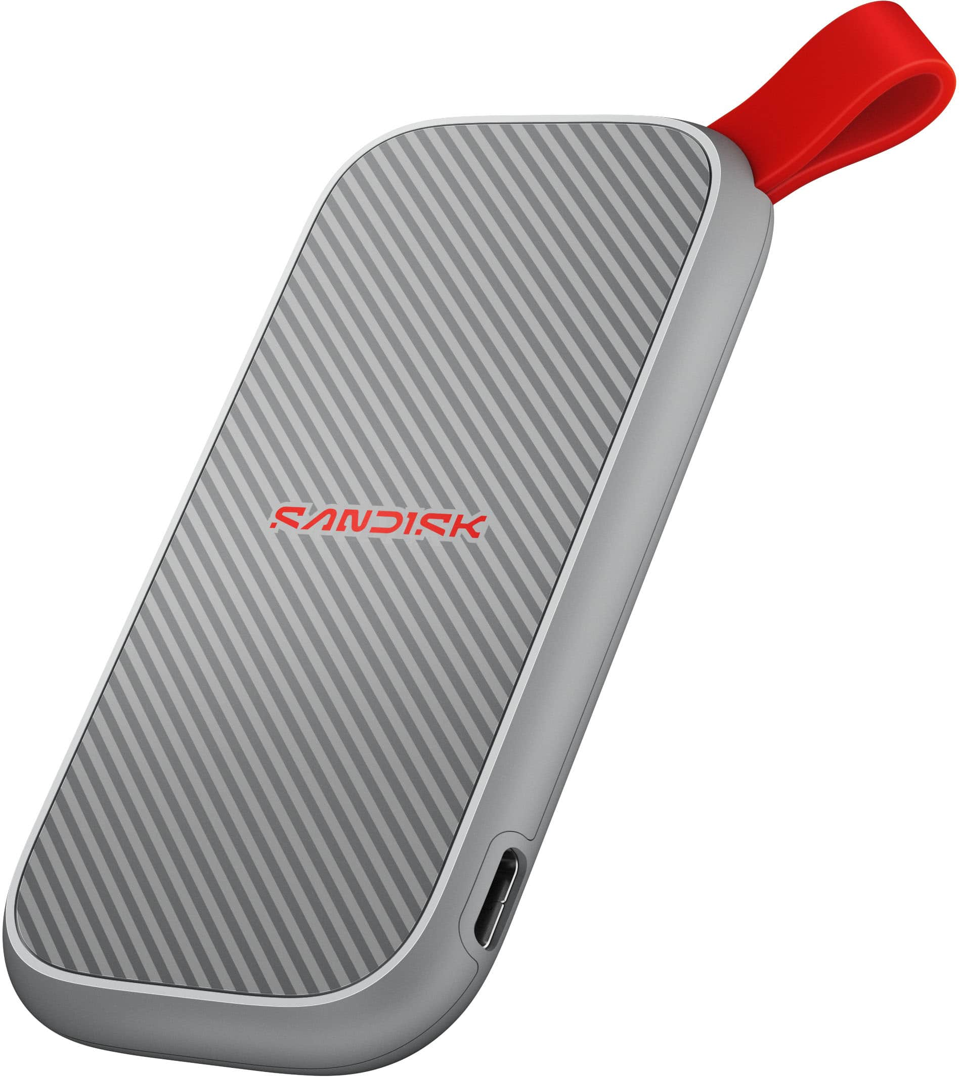 SanDisk 1TB External USB 3.2 Gen 2 Type C Portable SSD Grey